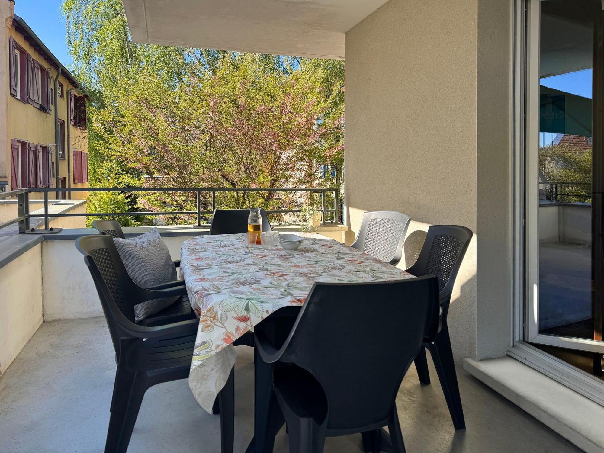 Joli 3P Avec Terrasse Et Garage Proche Centre Estrasburgo Exterior foto